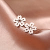 Cute Flower Sakura Stud Earrings for Women Stainless Steel Piercing Earrings Jewelry Birthday Valentine Gift - Image 3