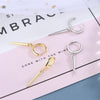 Silver Unisex Punk Rock Personality Spike Rivet Taper Hoop Earrings Rock Party Jewelry - Image 4