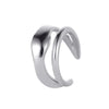 Half-Circle Clip-On Ear Cuff with Gold-Tone or Silver-Tone Finish - Image 8