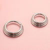 Titanium Nose Piercing Segment Rings 3 Layer Nose Septum Ring Hoop 16G Ear Tragus Helix Clicker Earring Body Jewelry - Image 3
