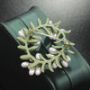 various styles women plants flower accessories badges pearl plant buckle pin brooch - Image 6