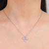 Romantic Bowknot Necklace for Women Stainless Steel Pendant Jewelry Kpop Wedding Korean Bow Choker Neck Chain Gift - Image 3