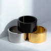 Brushed Ring For Men Stainless Steel 12mm Wide Bulky Punk Male Band Jewelry Accessories - Image 2