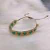Adjustable Multicolor Heart Bead Bracelet with Woven Pattern - Image 72