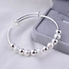 Charms Silver Bracelets For Women Adjustable Twisted Woven Bangle Bracelet Party Wedding Jewelry - Image 13