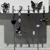 6PCS Set Goth Punk Vintage Aesthetic Crystal Heart Moon Cross Star Pendant Earrings For Men Women Grunge Y2K Jewelry Accessories - Image 3