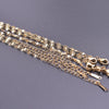 Ten-Piece Stainless Steel Chain Necklace Lot in Gold-Tone with 45 cm Length - Image 14
