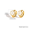 Stainless Steel Twist Circle Women Earrings Click Mobius Hoop Hies Earring And Mother's Day Gift - Image 19