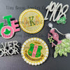 Alpha Greek Letter Shield Logo — Sorority Sister Gift Brooch - Image 1
