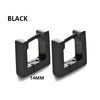 Geometric Stainless Steel Square Triangle Hoop Earrings Men Women Stainless Steel Punk Hiphop Piercing Jewelry - Image 11