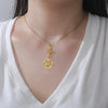 Double Amulet Protection Necklace Witch Knot Pentagram Tetragrammaton Stainless Steel Protection Jewerly - Image 4