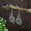 39 Styles Bohemian Vintage Tibetan Silver Geometric Drop Earrings For Women Ethnic Blue Stone Tassel Dangle Earrings Jewelry - Image 20