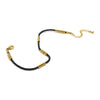 Black Rope 25 Steel Ball Anklet 316L Stainless Steel Jewelry Gold Plated Women Bracelet on the Leg - Image 5