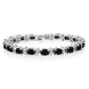 Gem Stone King Silver Oval and Round Sparkling Cubic Zirconia CZ Tennis Bracelet Jewelry Gift - Image 8