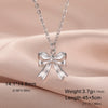 Romantic Bowknot Necklace for Women Stainless Steel Pendant Jewelry Kpop Wedding Korean Bow Choker Neck Chain Gift - Image 22