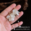 Temperament Eternal Flower White Petals Pearl Long Tassels Dangle Earrings for Women Bride Wedding Charm Jewelry Gifts - Image 7