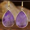 Stone Water Drop Dangle Earrings Bohemian Women's Delicate Banquet Party Holiday Handmade Jewelry - Image 11