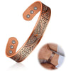 Selling Magnet Retro Bracelet With Life Tree Pattern Arrangement, Magnetic Men's Antique Copper Bracelet， Holiday - Image 5