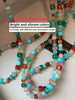 Imitate Colorful Stone Beaded Necklace Women's Sweet and Jewelry Set Elegant Accessories Neckchain for Girls - Image 5