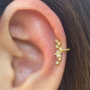 Silver Color Simple Punk Metal Zircon Ear Cuff Clip on Earrings for Women No Pierced Crystal Star Earcuff Ear Wrap Clips Jewelry - Image 4