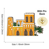 Saudi Arabia Flag Badge Flag Laple Pin Badges Flag Brooch - Image 19