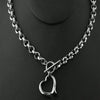 Aomogo Set Love Stainless Steel Bracelet Earrings Necklace Pendant Set Women's Daily Goods Party Favors - Image 9
