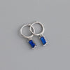 Cubic Zirconia Stainless Steel Small Hoop Earrings For Women Little Pendant Buckle Earrings Party Wedding Jewelry - Image 18