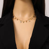 316L Stainless Steel Geometric Pendant Necklace with Colorful Crystal Accents - Image 4