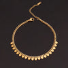 316L Stainless Steel Chain Anklet For Women Round Star Heart Tassel Pendant Ankle Bracelet On Leg Foot Summer Beach Jewelry Gift - Image 3