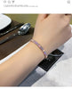 Rhinestone Accent Stainless Steel Bracelet in Multiple Styles - Image 26