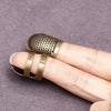 Adjustable Vintage Sewing Thimble, Handmade Non-slip Embroidery Against Ring, Vintage Needle Presser Needle Hoop Finger Holder - Image 4