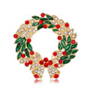 Christmas Brooch Pin Deer Rabbit Bow Pine Cone Wreath Bell Design Accessory for Men And Women Holiday Gift - Image 19