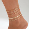 Seven-Piece Anklet Set with Beads and Starfish Charms - Image 14