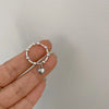 Pleated Open Heart Ring with Sculptural Band - Image 5