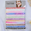 12Pcs Vintage Neck Tattoo Choker Elastic Women Necklace Punk Tattoo Choker Stretch Necklace Jewelry Girls Chokers Necklaces - Image 3