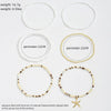 6pcs Set Summer Beach Acrylic Round Ball Beaded Starfish Anklet for Women Retro Multilayer Foot Jewelry Holiday Accessory - Image 6