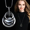 Vintage Geometric Crystal Necklace Pendant For Women Sweater Chain Long Necklace Girl Collar Jewelry - Image 10