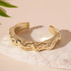 Exaggerated Irregular Cuff Bracelets for Women Punk Gold Silver Color Glossy Opening Plastic Bangle Female Jewelry - Image 11