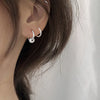 Stainless Steel 1 Pair Minimalist Huggie Hoop Earrings For Women Gold Color Tiny Round Circle 6/8/10mm Punk Unisex Rock Earring - Image 4