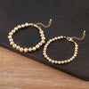 Classic Simple Copper Round Bead Bracelet Gold/Silver/Rose Color Women Adjustable Bangle Jewelry Accessories Birthday Gift - Image 4