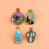4pcs/Set Anime Ghost Enamel Pin Movie Magic Bottle Brooch Lapel Pin Badge on Backpack Clothing Accessories Jewelry Gifts - Image 7