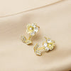 White Flower Earrings for Women Crystal Acrylic Pearl Long Tassel Drop Earrings Temperament Party Gift Jewelry - Image 12
