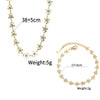 Colorful Artificial Crystal Jewelry Set with Flower Heart and Sun Motifs - Image 23