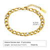 Charms Tennis Bracelet for Women, Cubic Zirconia Chain Bracelet Adjustable,Stainless Steel Miami Link CZ Bangle Gift - Image 17
