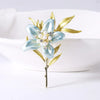 Enamel Hydrangea Brooches for Women Unisex Pearl Flower Pin Plant Lapel Pins Office Party Friend Gifts Jewelry Accessories - Image 24