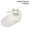 Wide Imitation Pearl Beaded Cuff Bracelet in Multiple Styles - Image 5