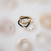 Elegant Freshwater Pearl Ring With Stainless Steel Beads Handmade Wedding Rings For Women Girls - Image 5