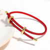 Greatera Red Thread String Bracelets for Women Men Stainless Steel Braided Rope Adjustable Charm Bracelet Unisex Jewelry - Image 11