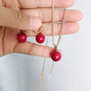 Pearl Jewelry Set For Women Dangle Earrings Pendant Necklace Simple Dainty Daily Wear Outfit Party Accessories - Image 9