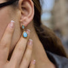 Elegant Blue Resin Necklace Earrings Bracelet For Women Minimalist Gold Pvd Plated Stainless Steel Star Jewelry Set - Image 6